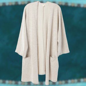 DONNI. Ribbed Sweater Coat Plus Size NEW